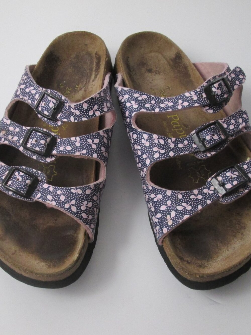 Birkenstock Papillio Florida Three Strap Floral Sandals Women's Size US 6 / 37